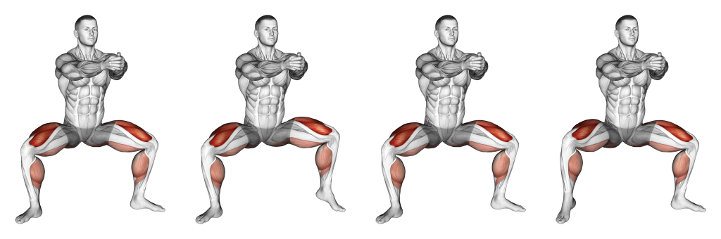 tip toe squat