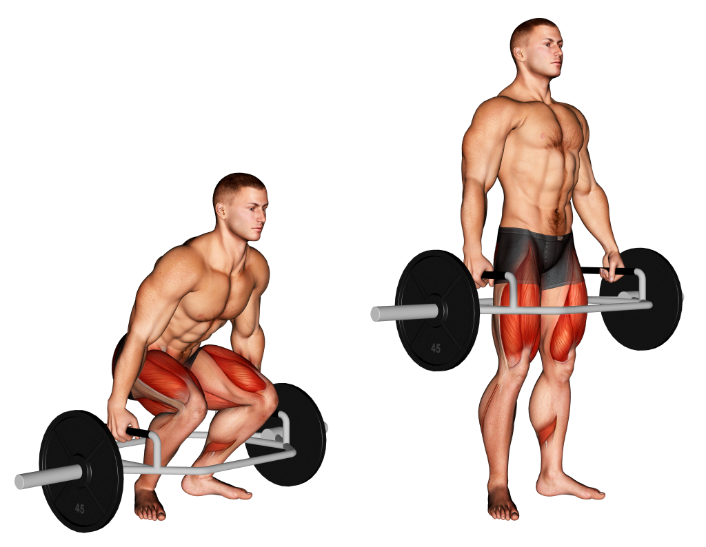 trap bar deadlift