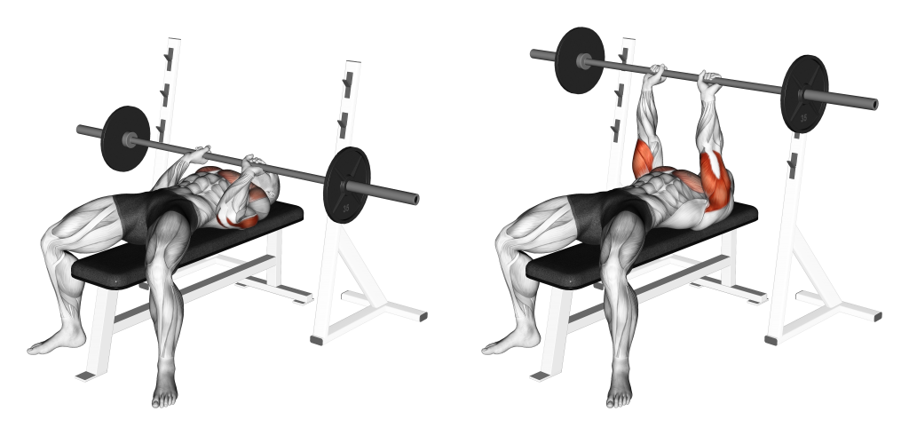 close grip bench press