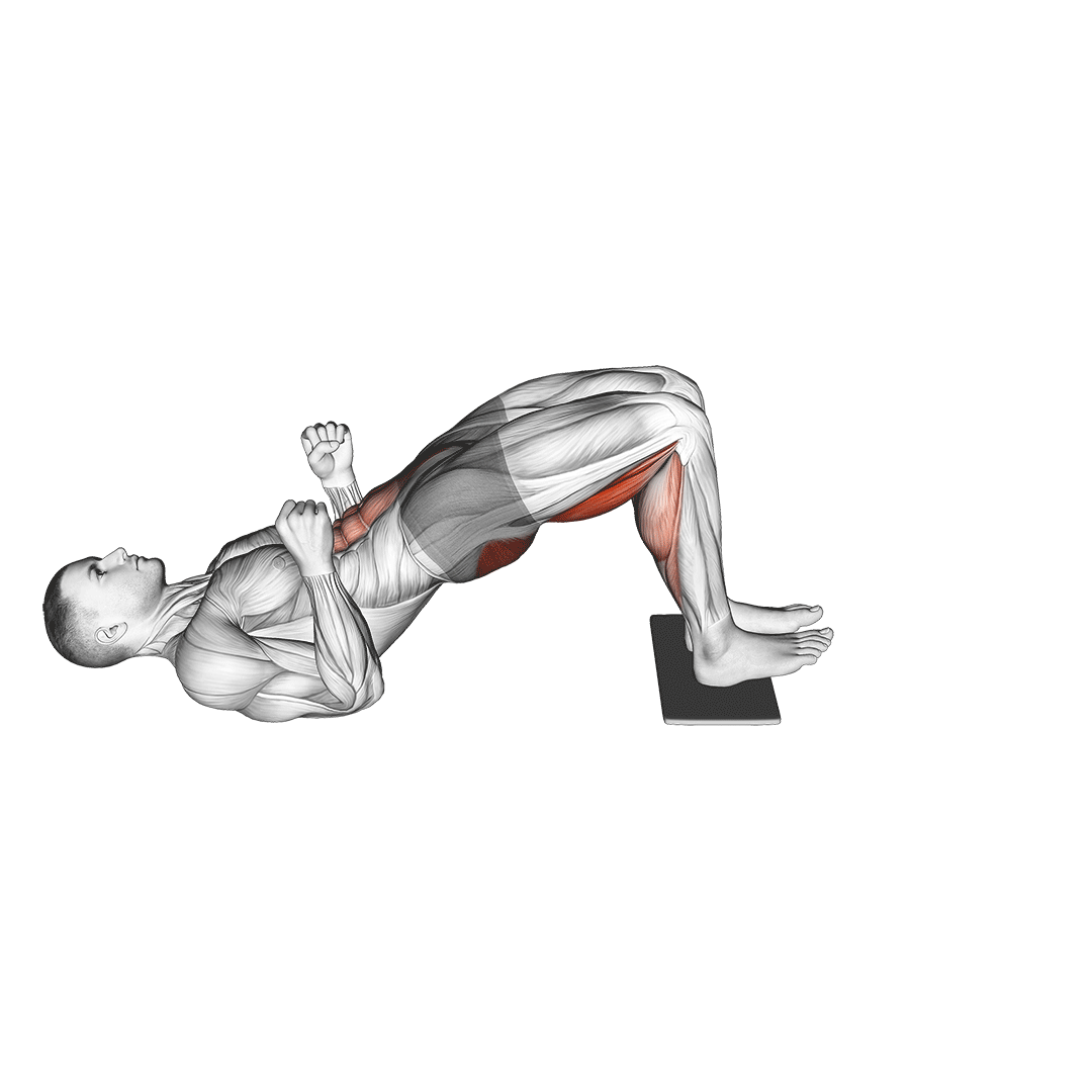 sliding leg curl with towel