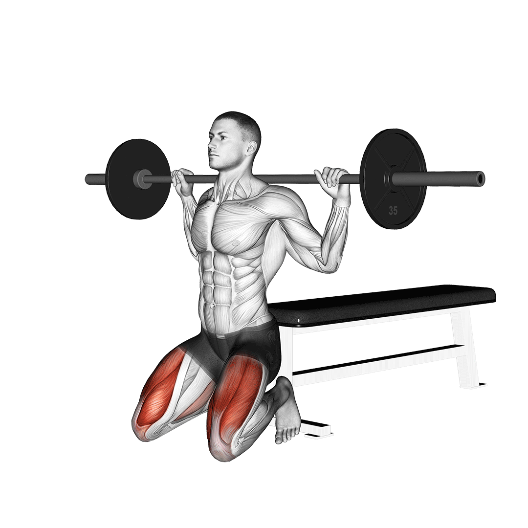 how to do a kneeling squat