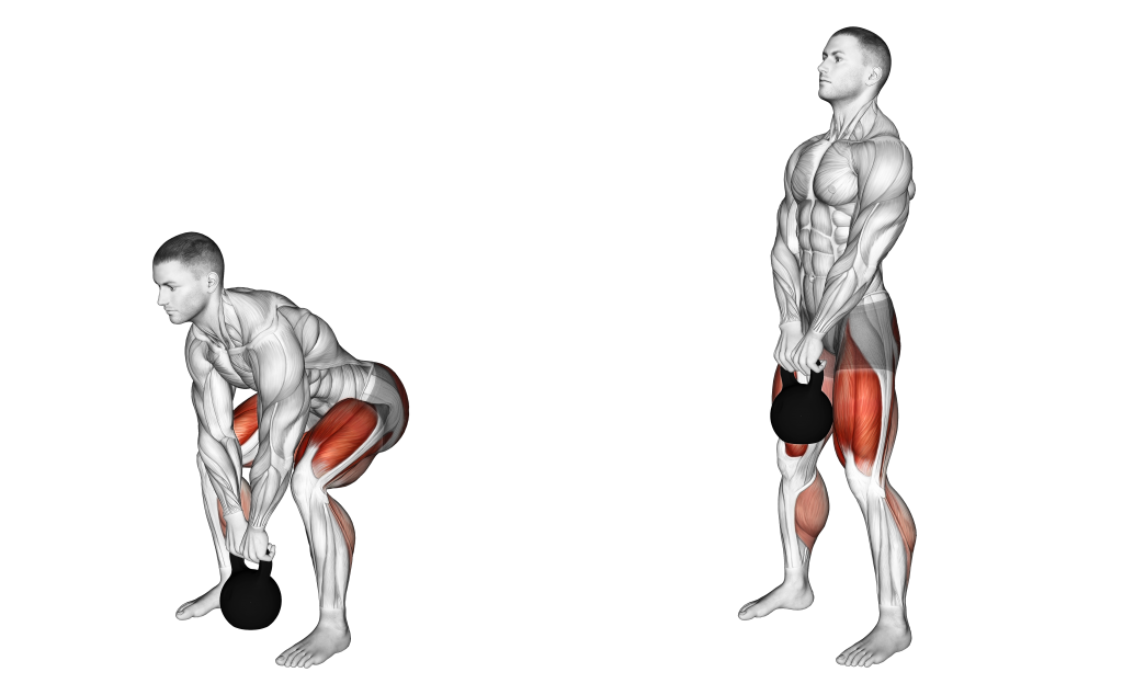 the kettlebell deadlift