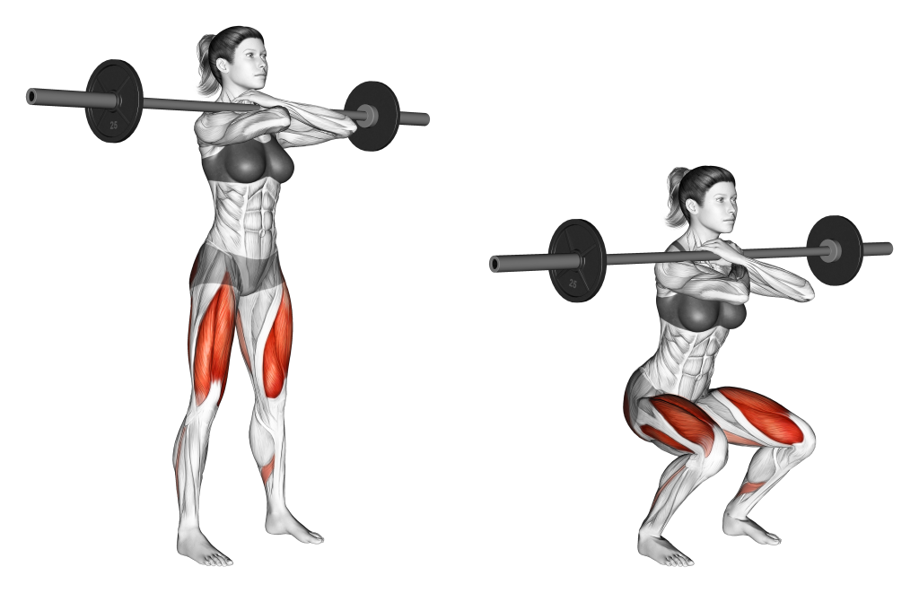 barbell front squat