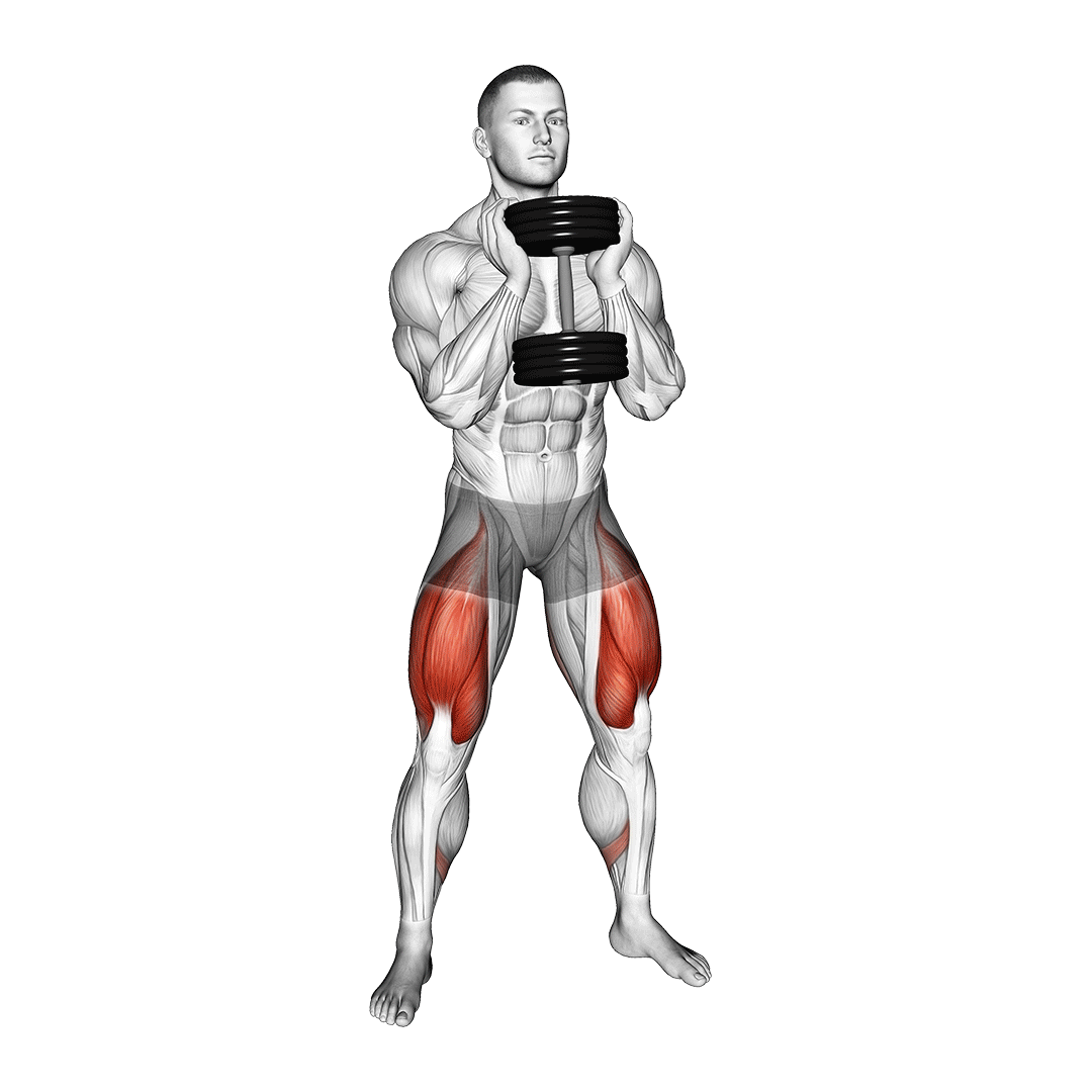explosive goblet squat