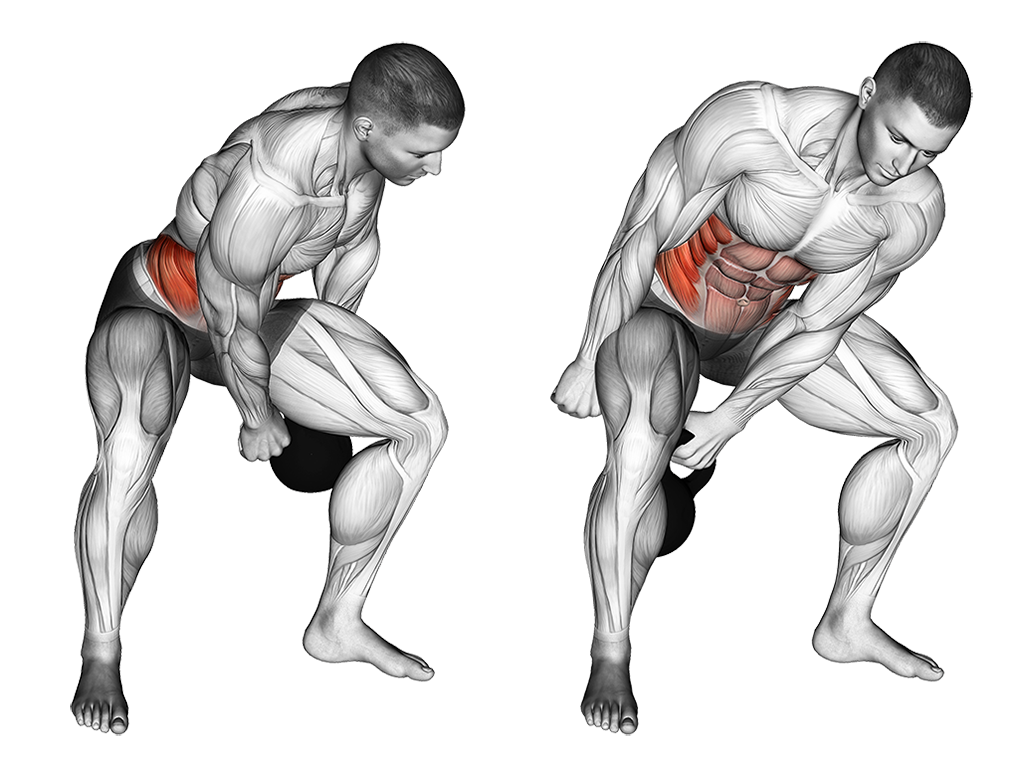 the kettlebell figure 8