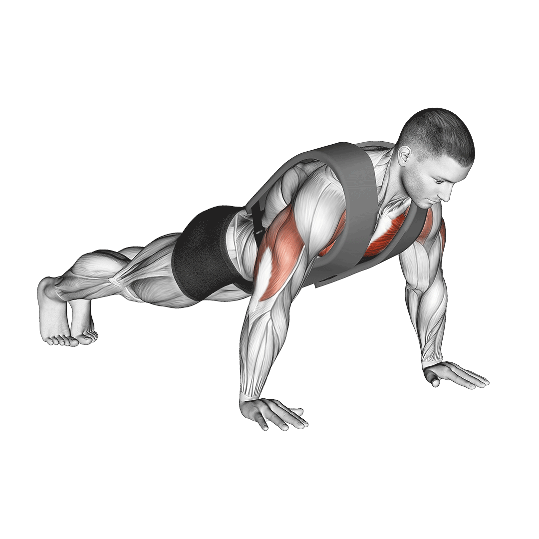 weighted push up