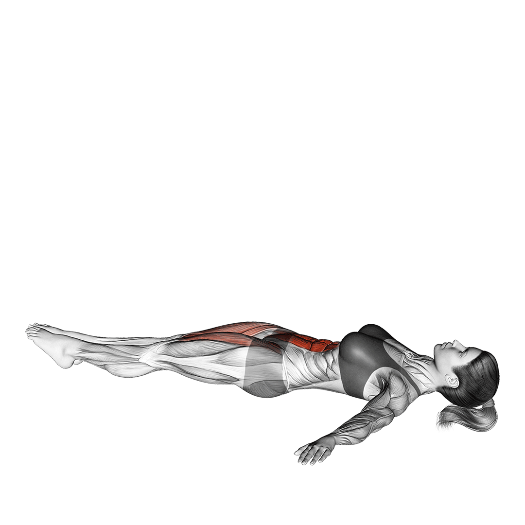 lying leg raise