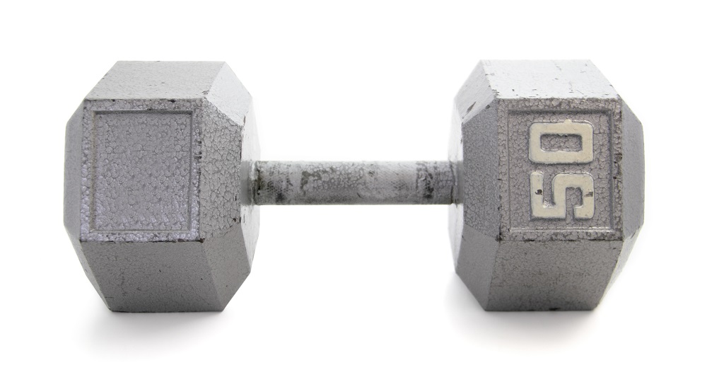 steel dumbbell