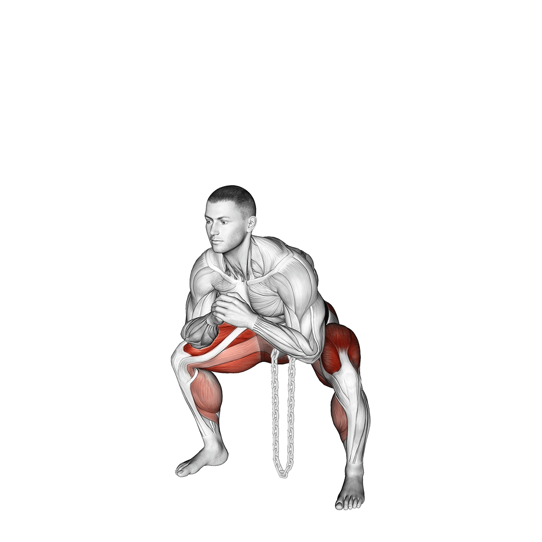 chain sumo squat