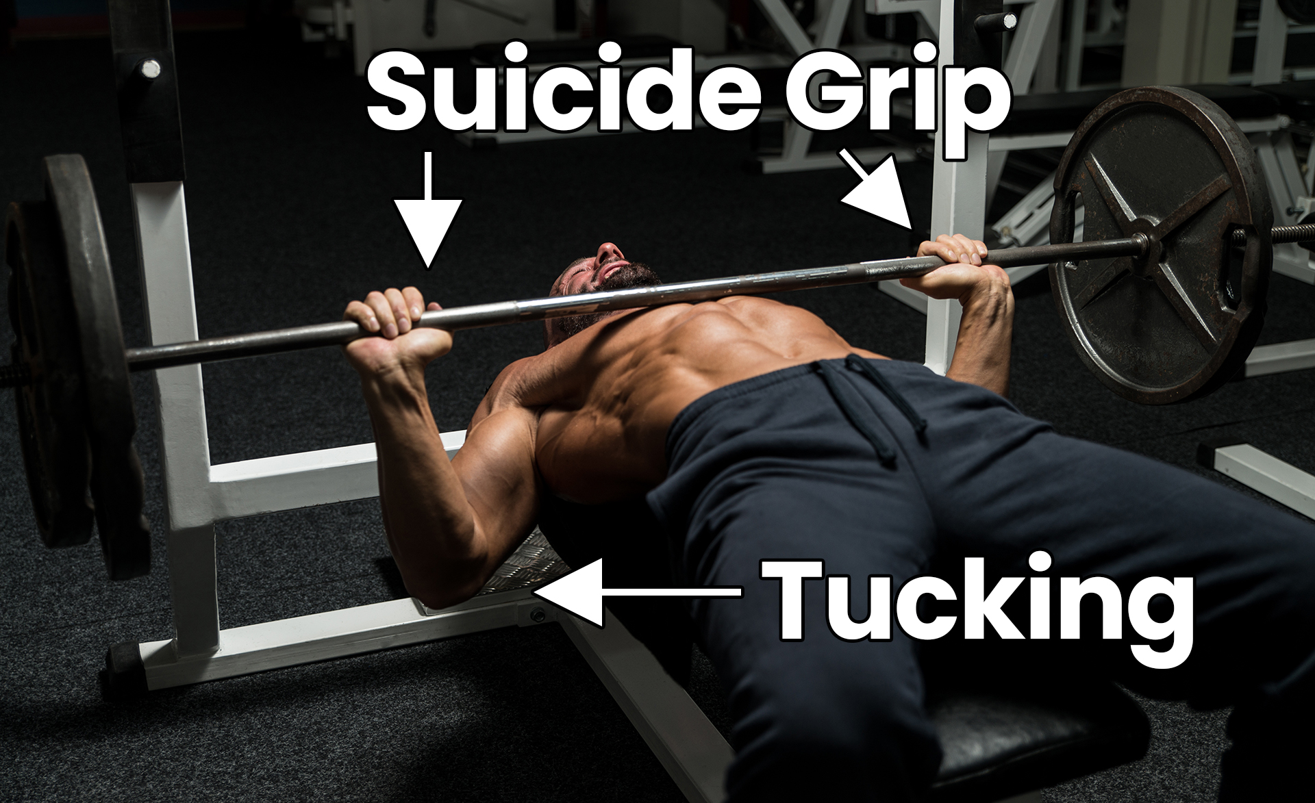 suicide grip elbow tucking
