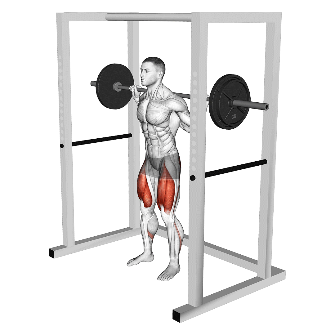 barbell pin squat