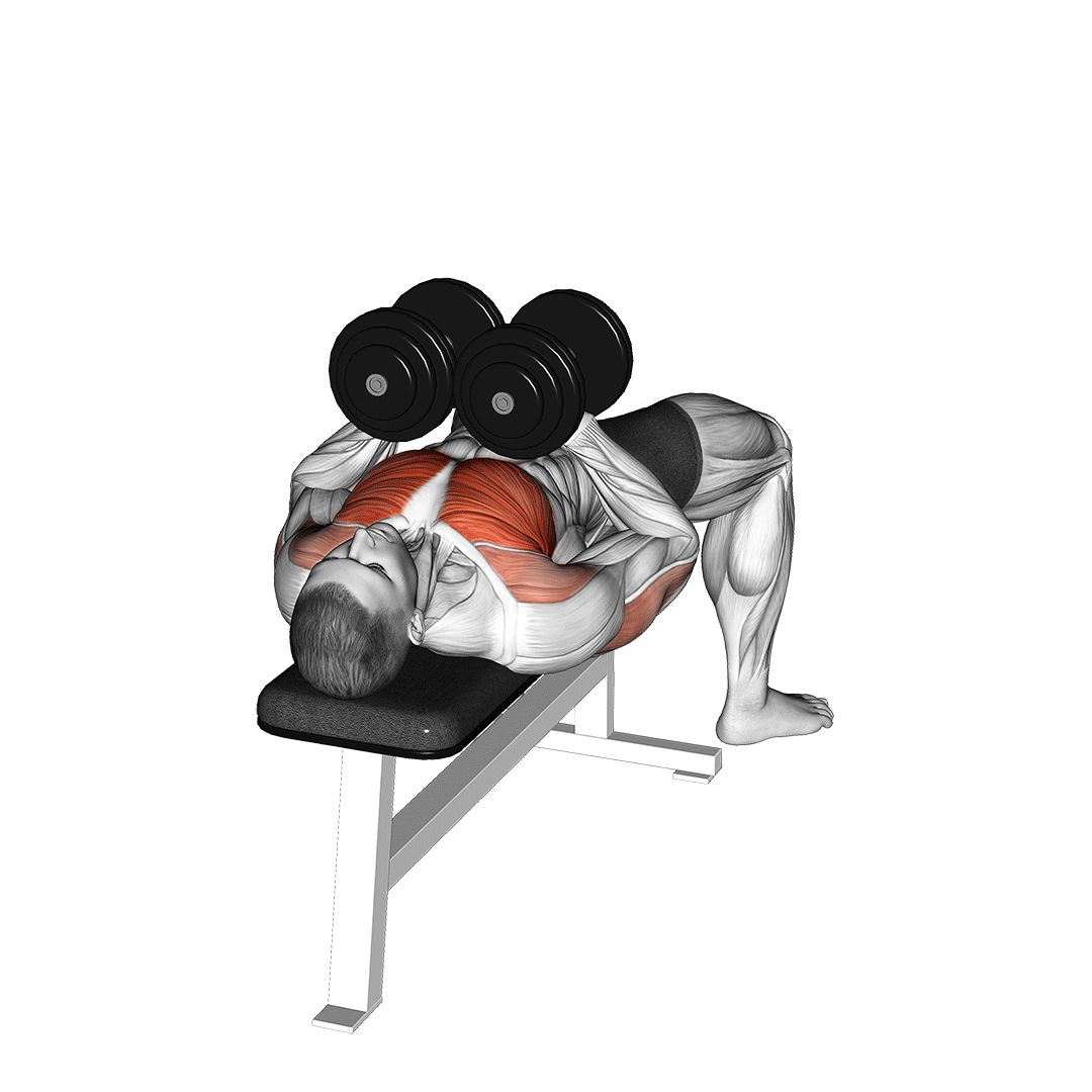 dumbbell hex press