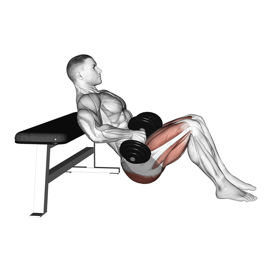 dumbbell hip thrust