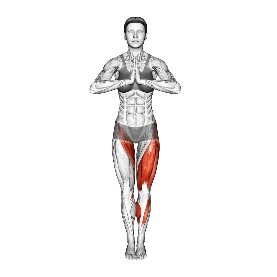 standing figure four stretch