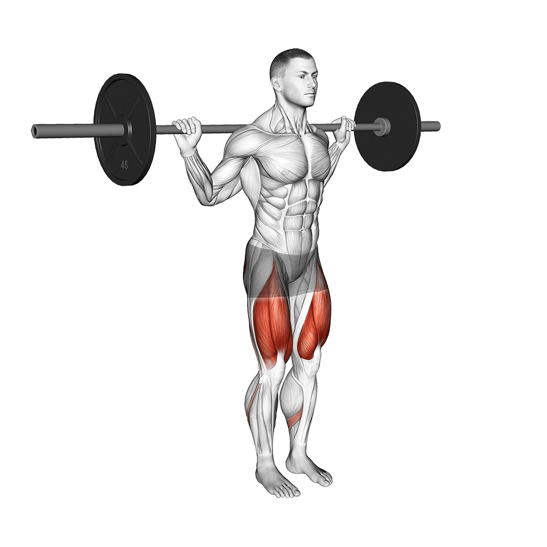 narrow stance squat