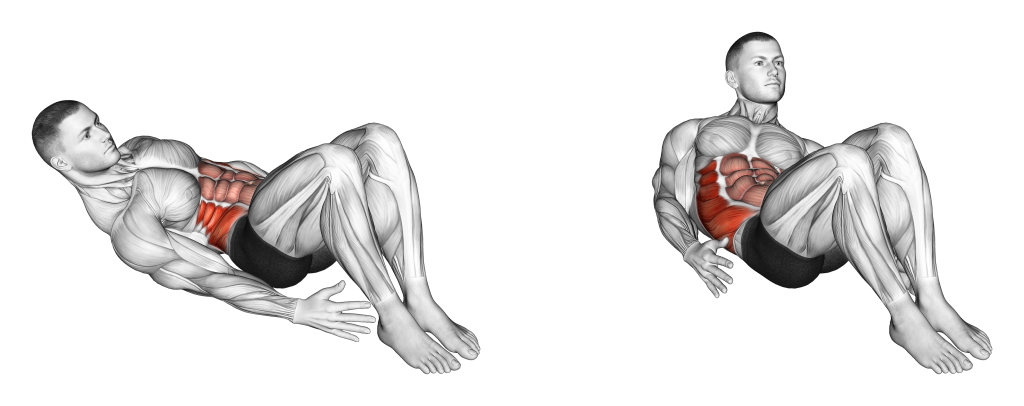 alternate heel touchers muscles