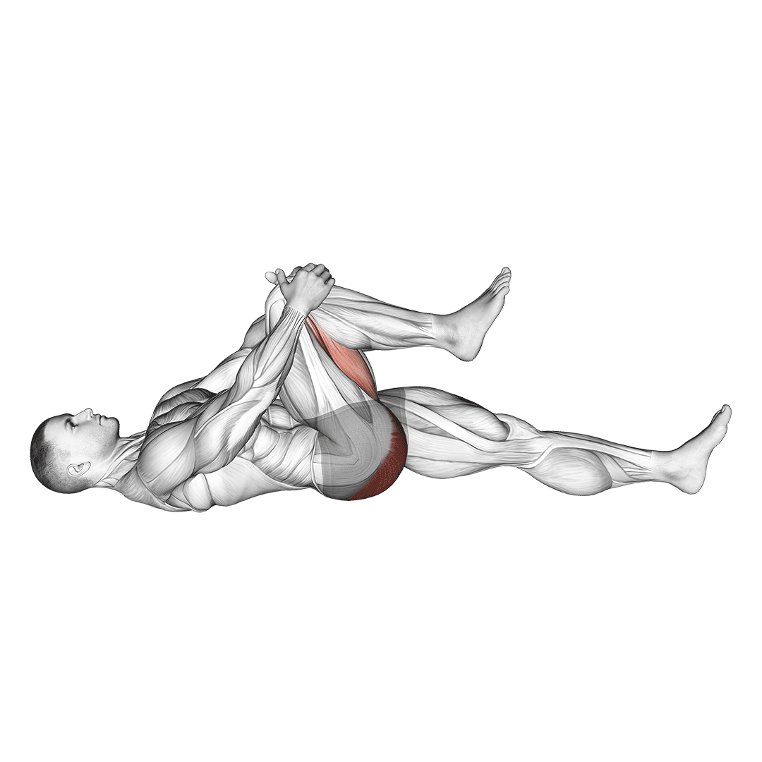 lying knee to chest