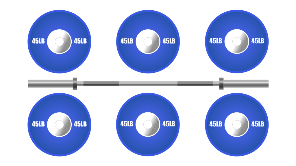 315 bench plate math