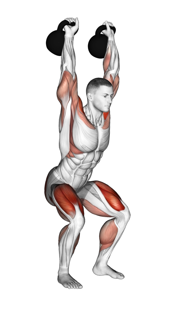 kettlebell clean and jerk 4th position