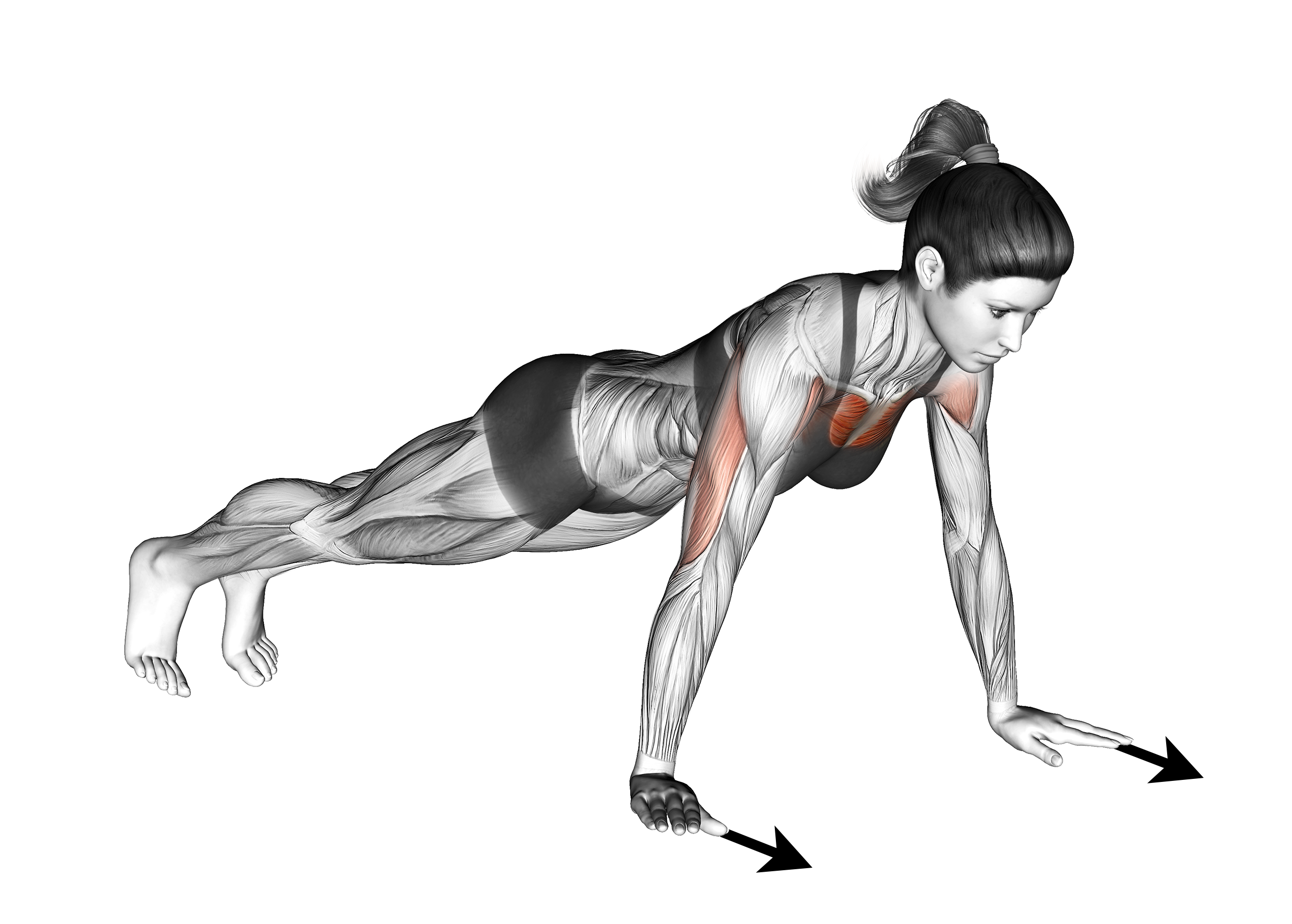 push up hands too high