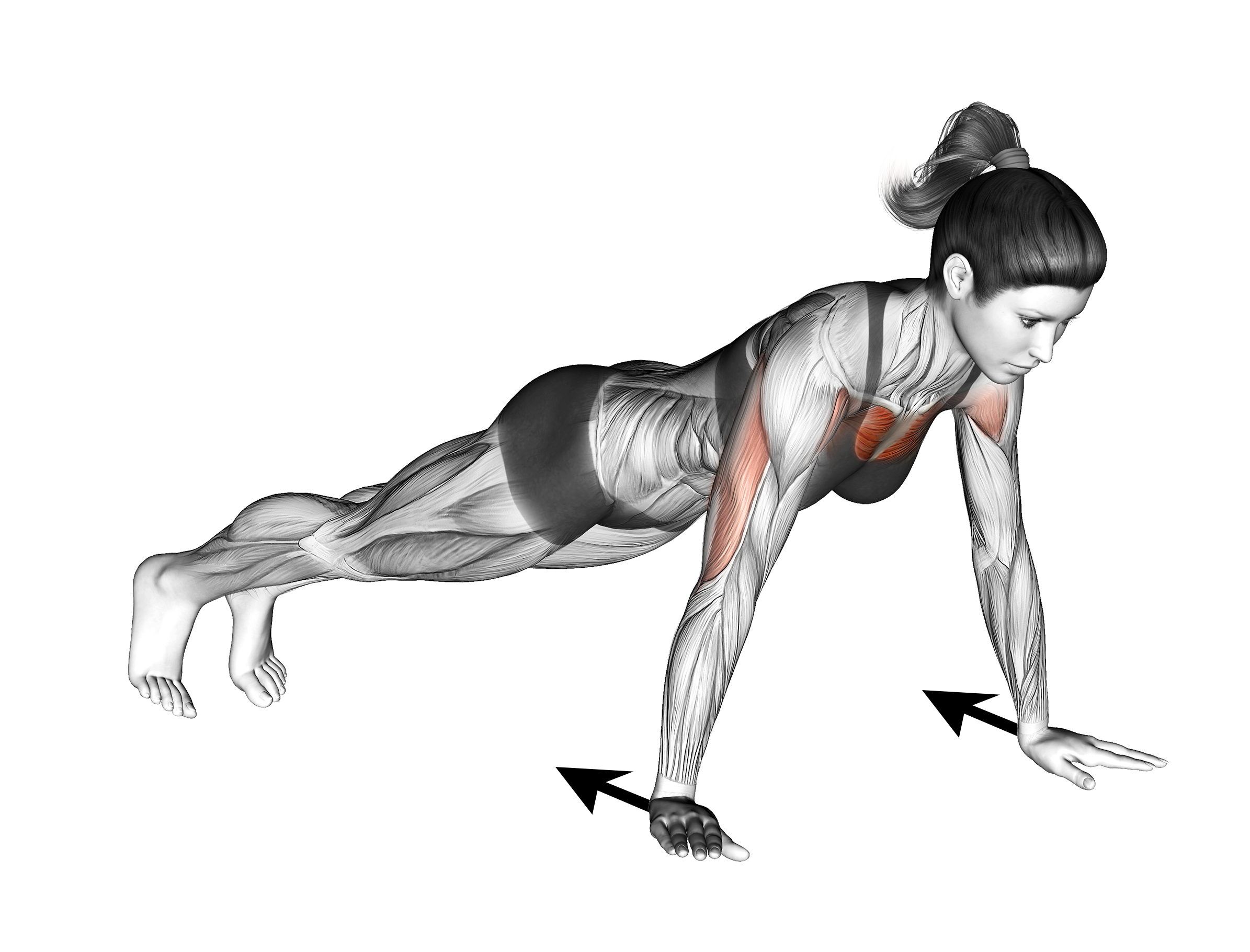 push up hands too low