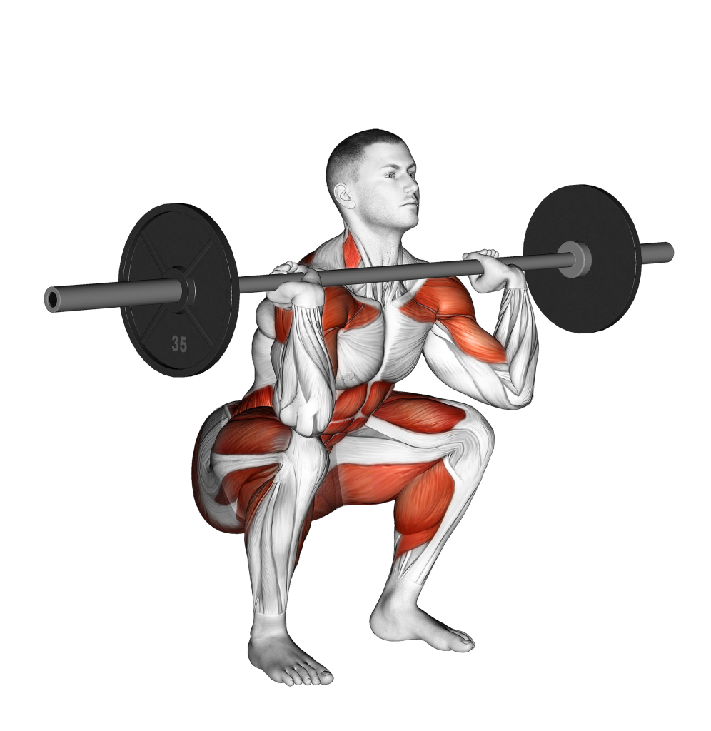 barbell hang clean step 3