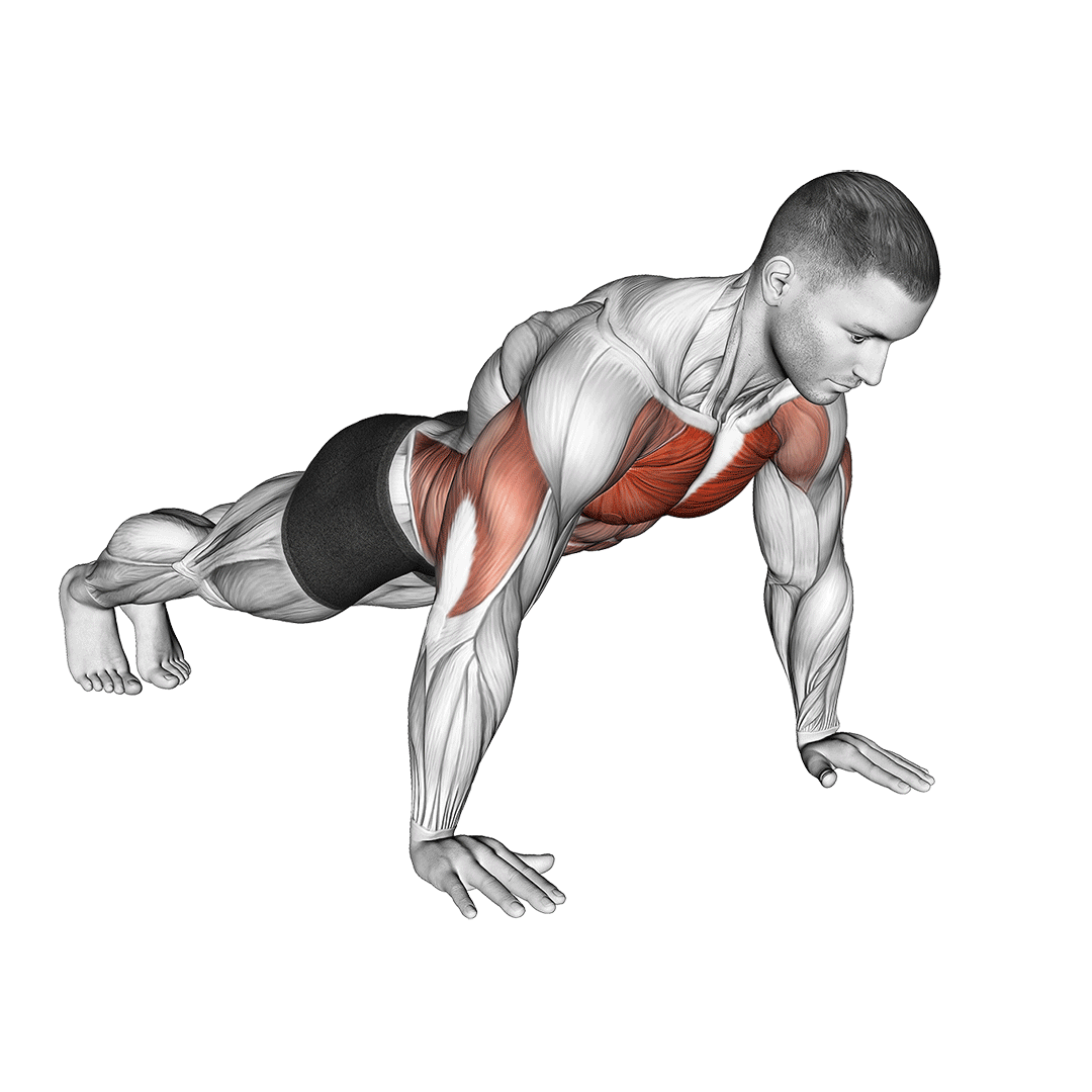 negative push up
