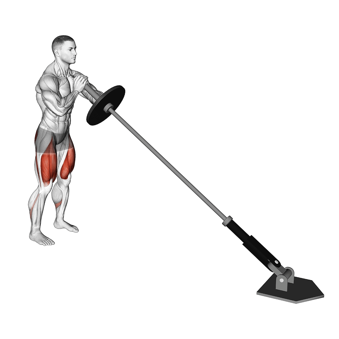 landmine squat