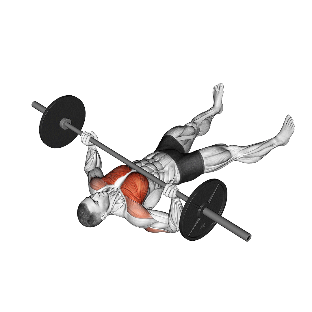 barbell floor press