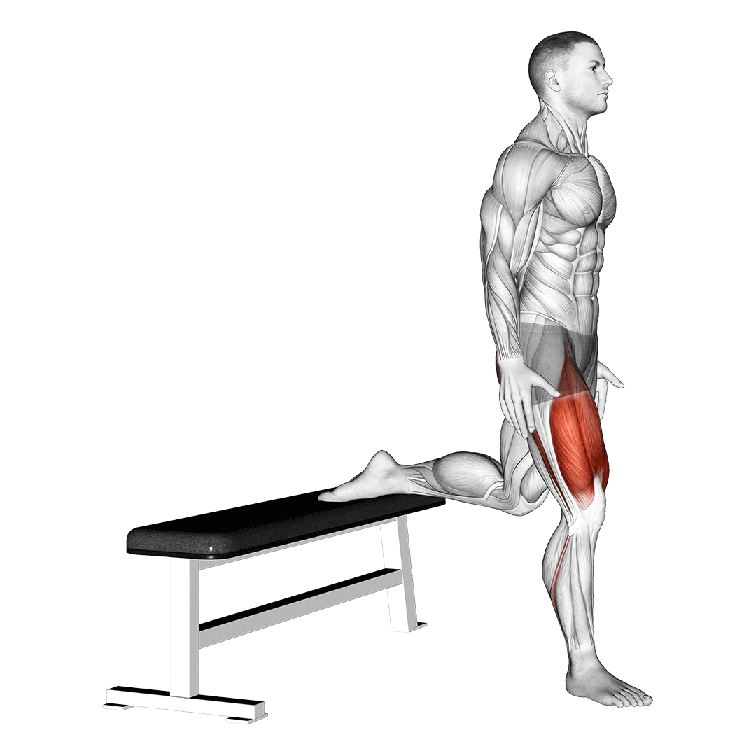 bodyweight Bulgarian split squat
