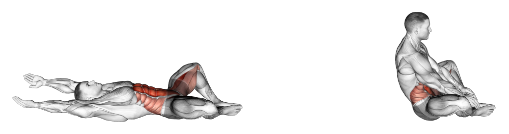 butterfly sit up muscles