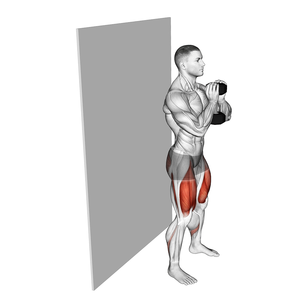 goblet wall sit muscles