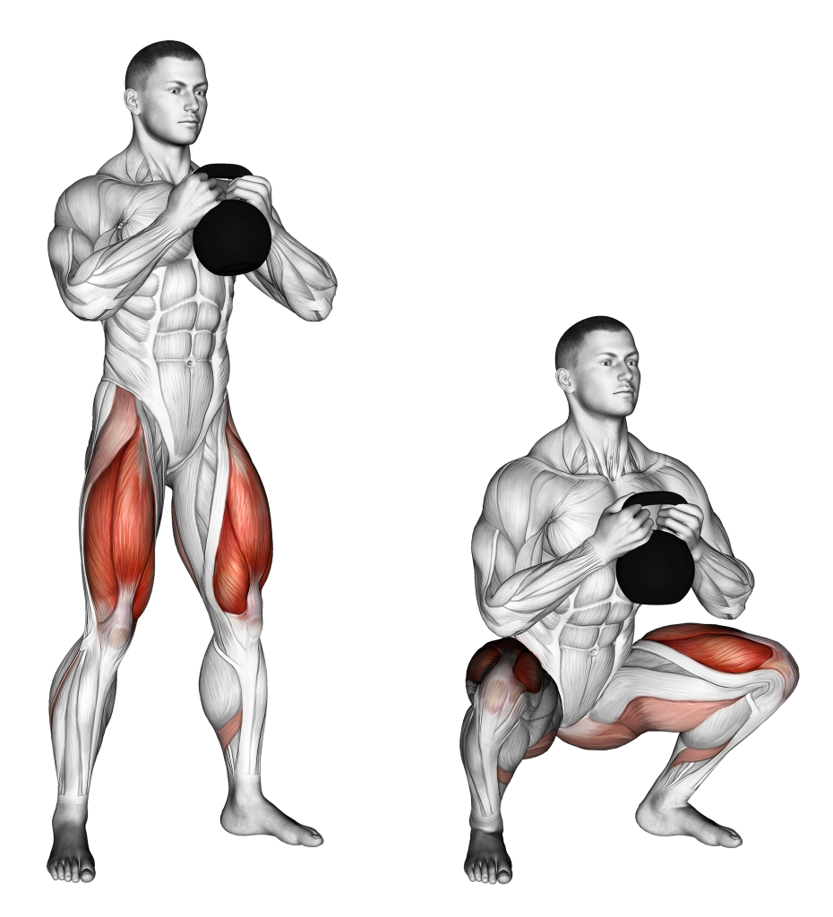 kettlebell goblet squat