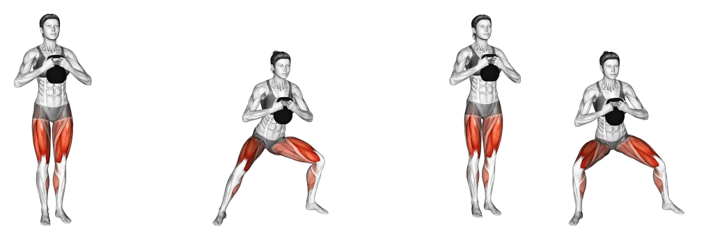 kettlebell side squat muscles