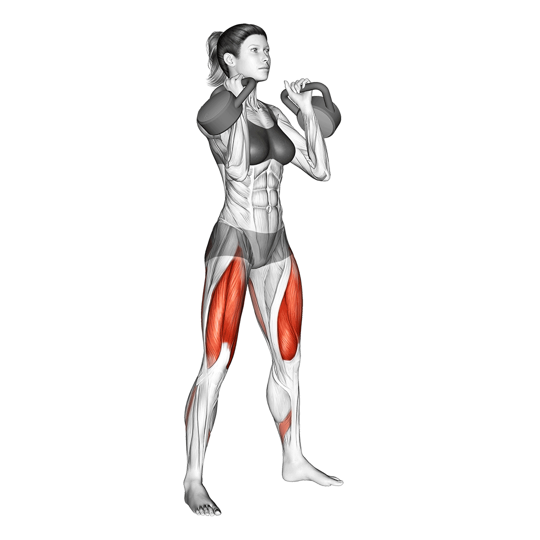 kettlebell squat