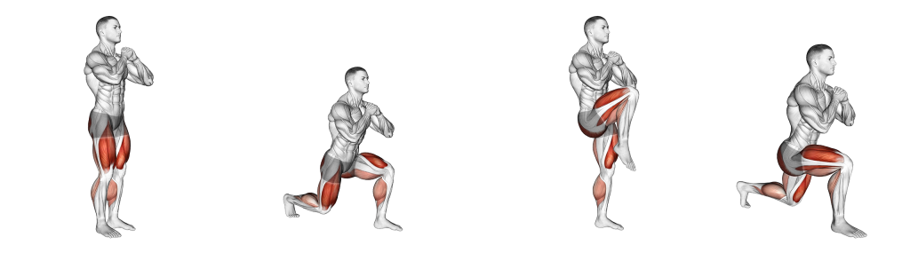 pendulum lunge muscles