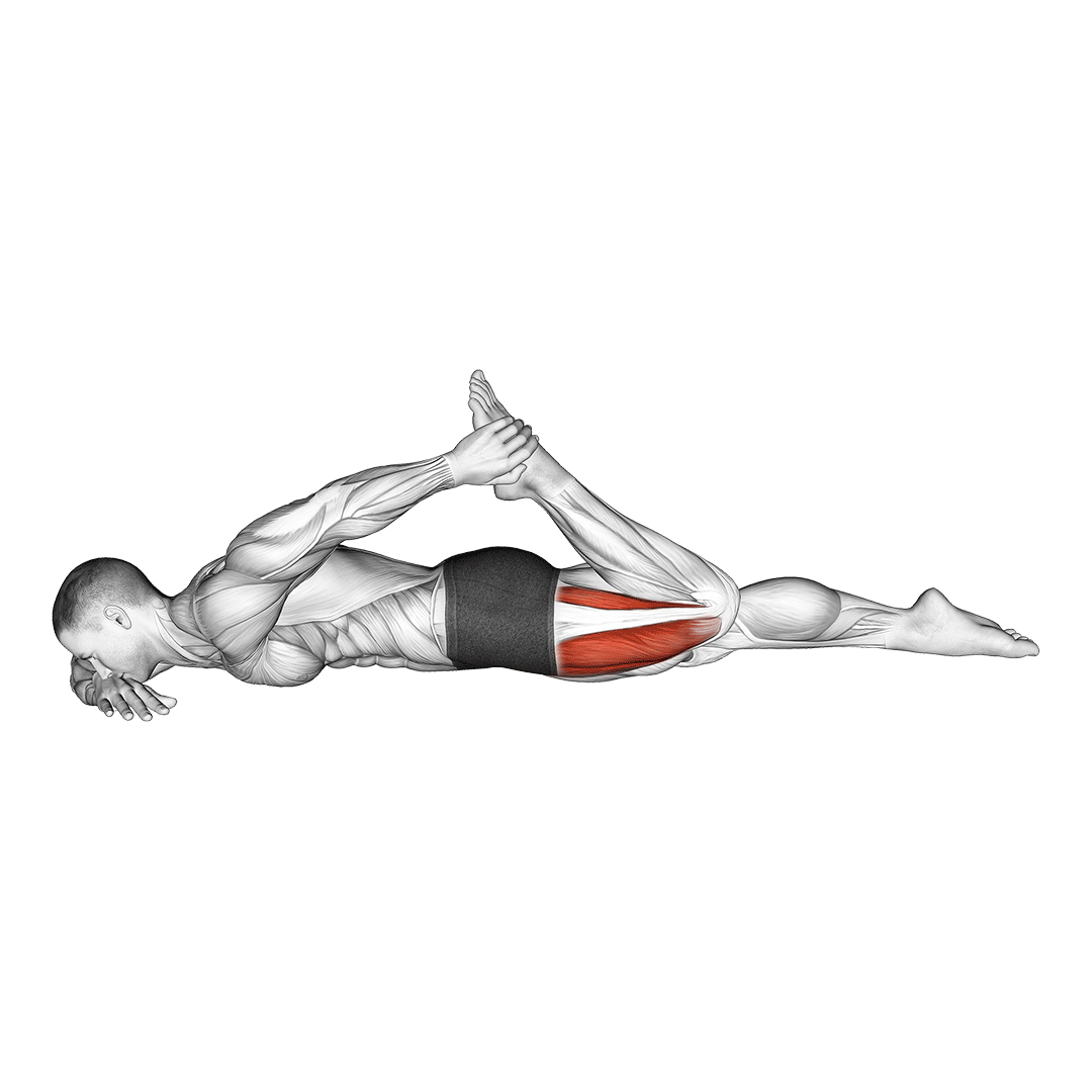 prone quad stretch
