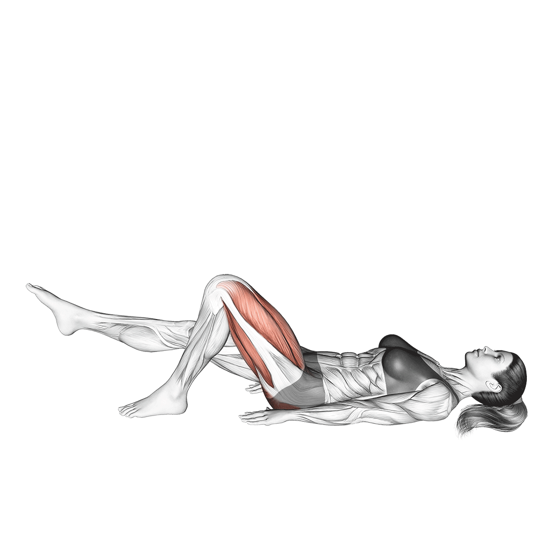 single leg glute bridge