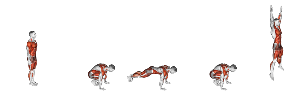 burpee jack muscles