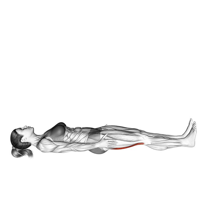 lying hamstring stretch
