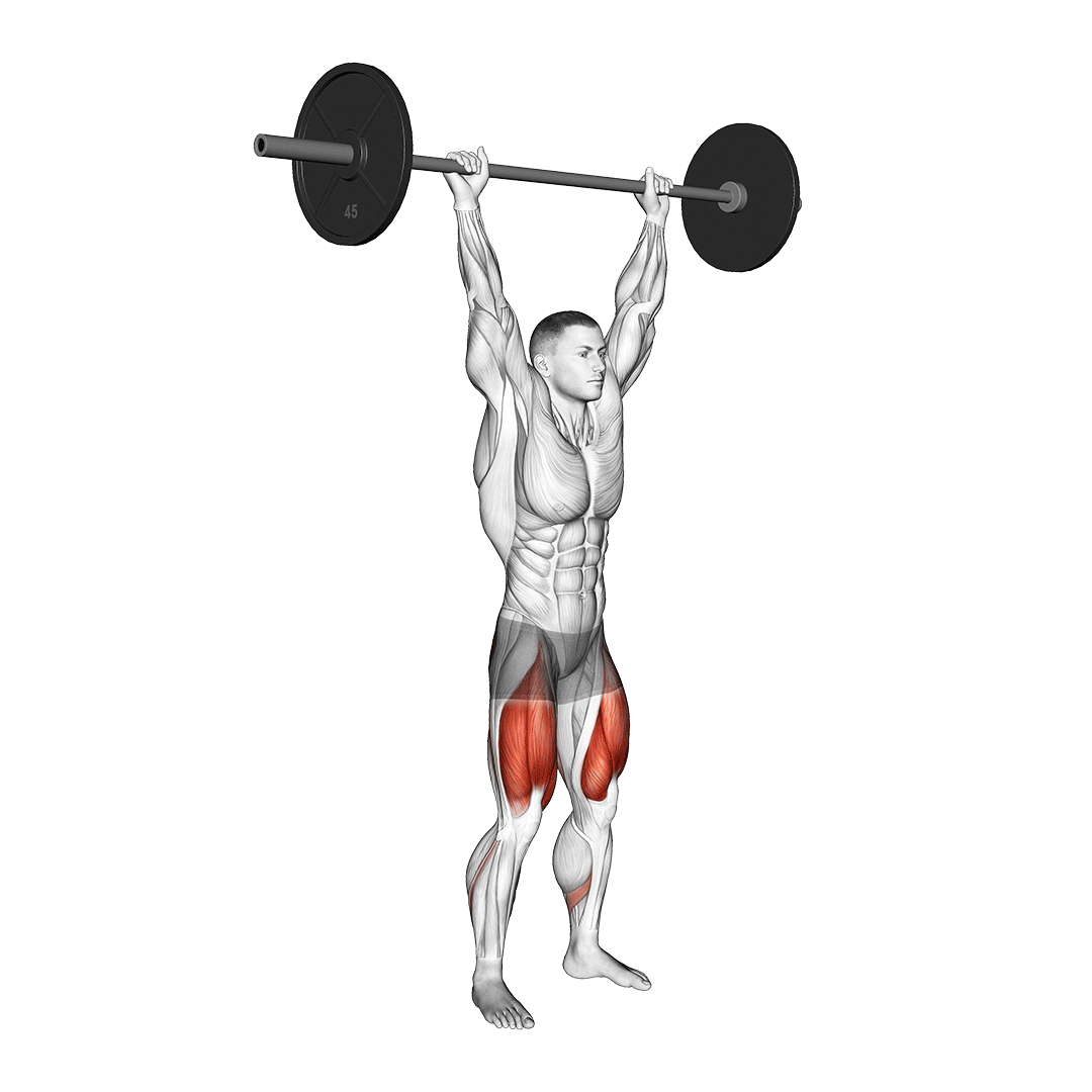 barbell overhead squat