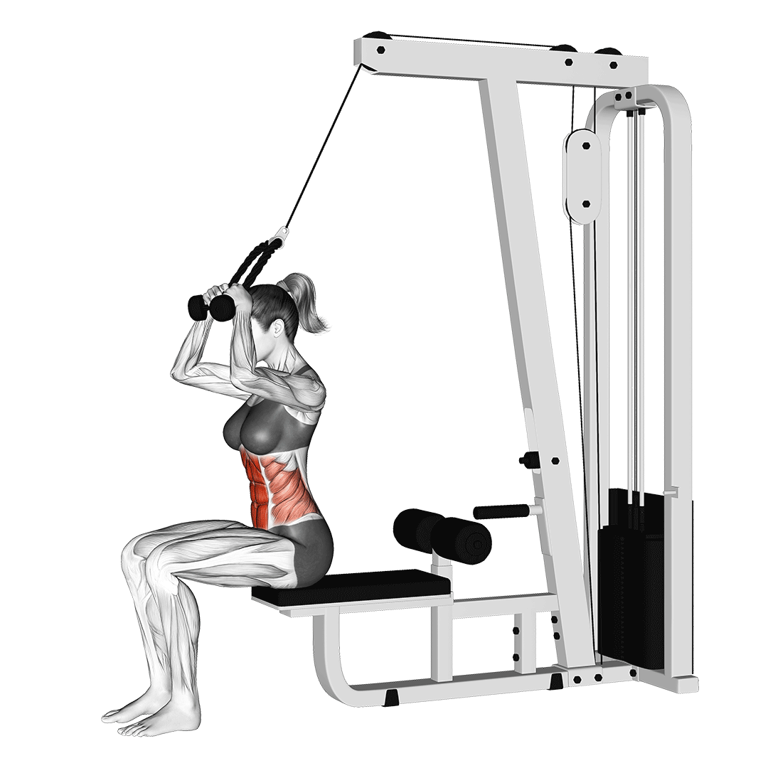 cabled seated crunch