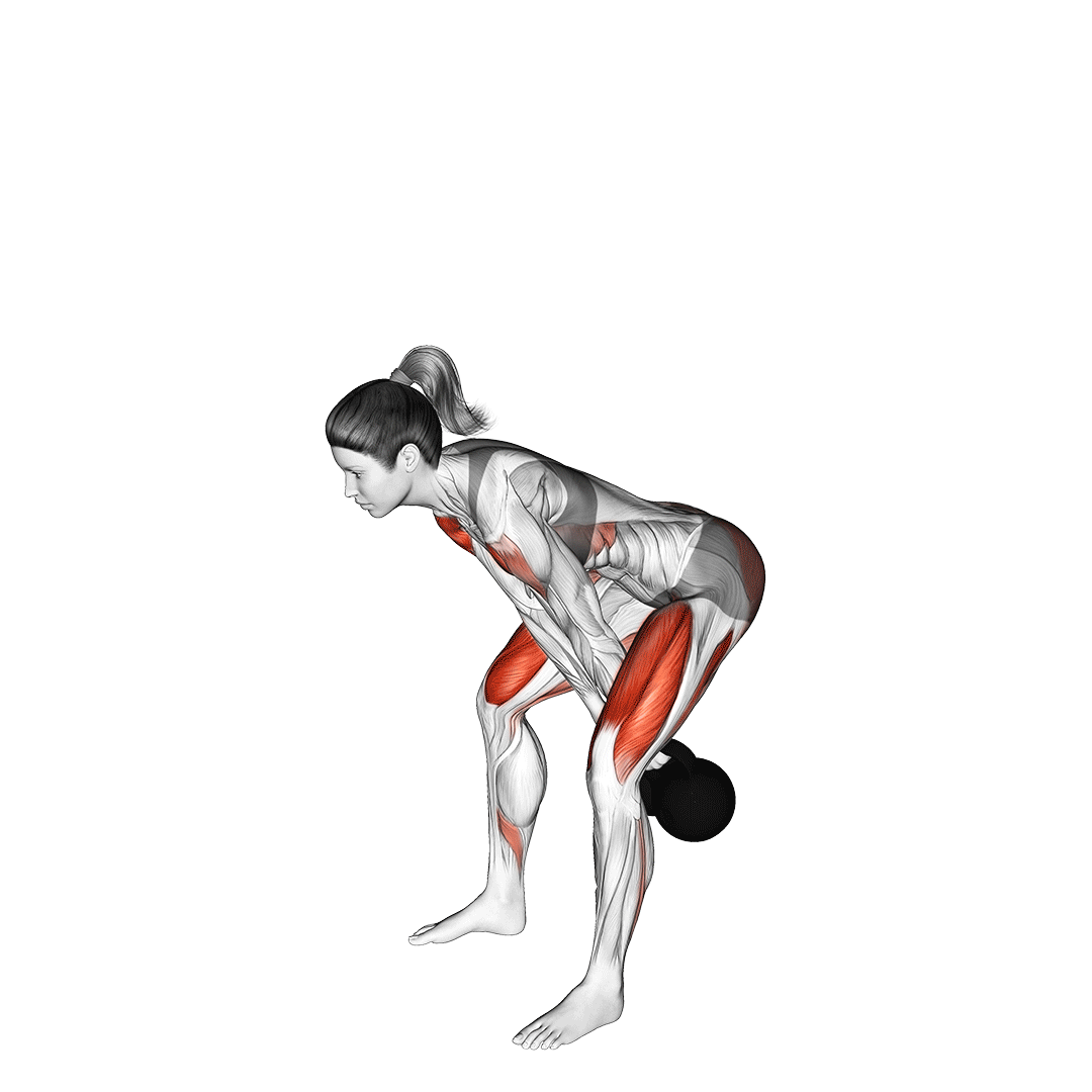kettlebell squat clean