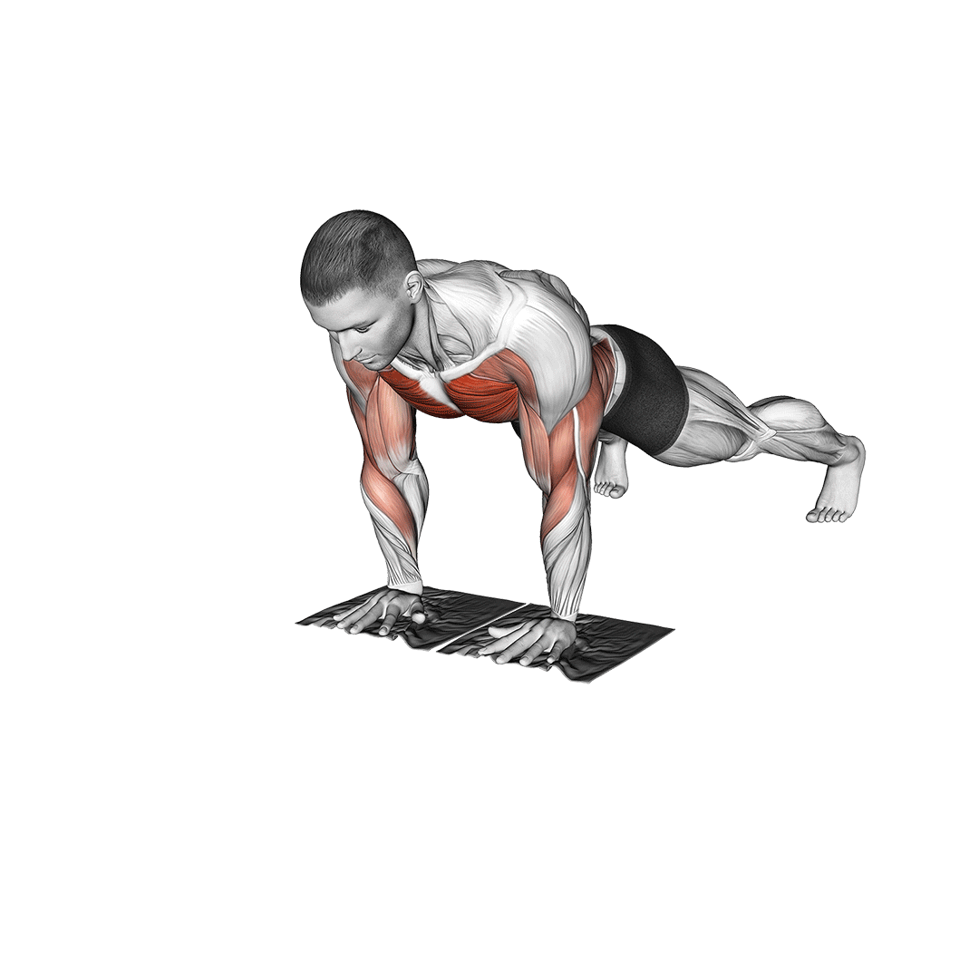 slider push up muscles