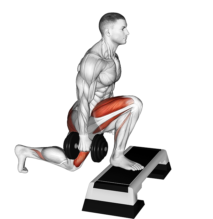 reverse deficit lunge