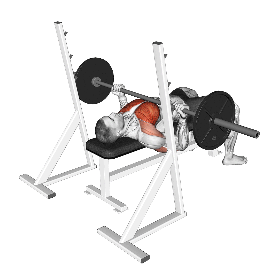 reverse grip bench press