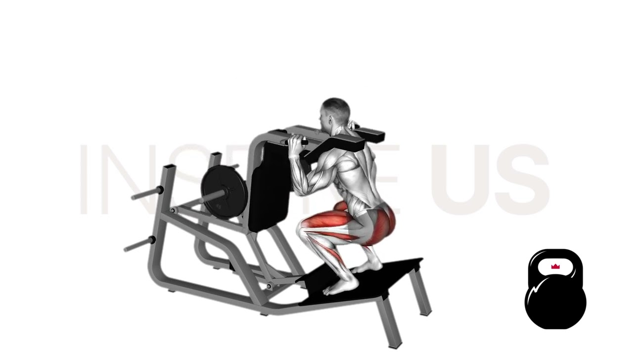 Reverse Hack Squat Machine