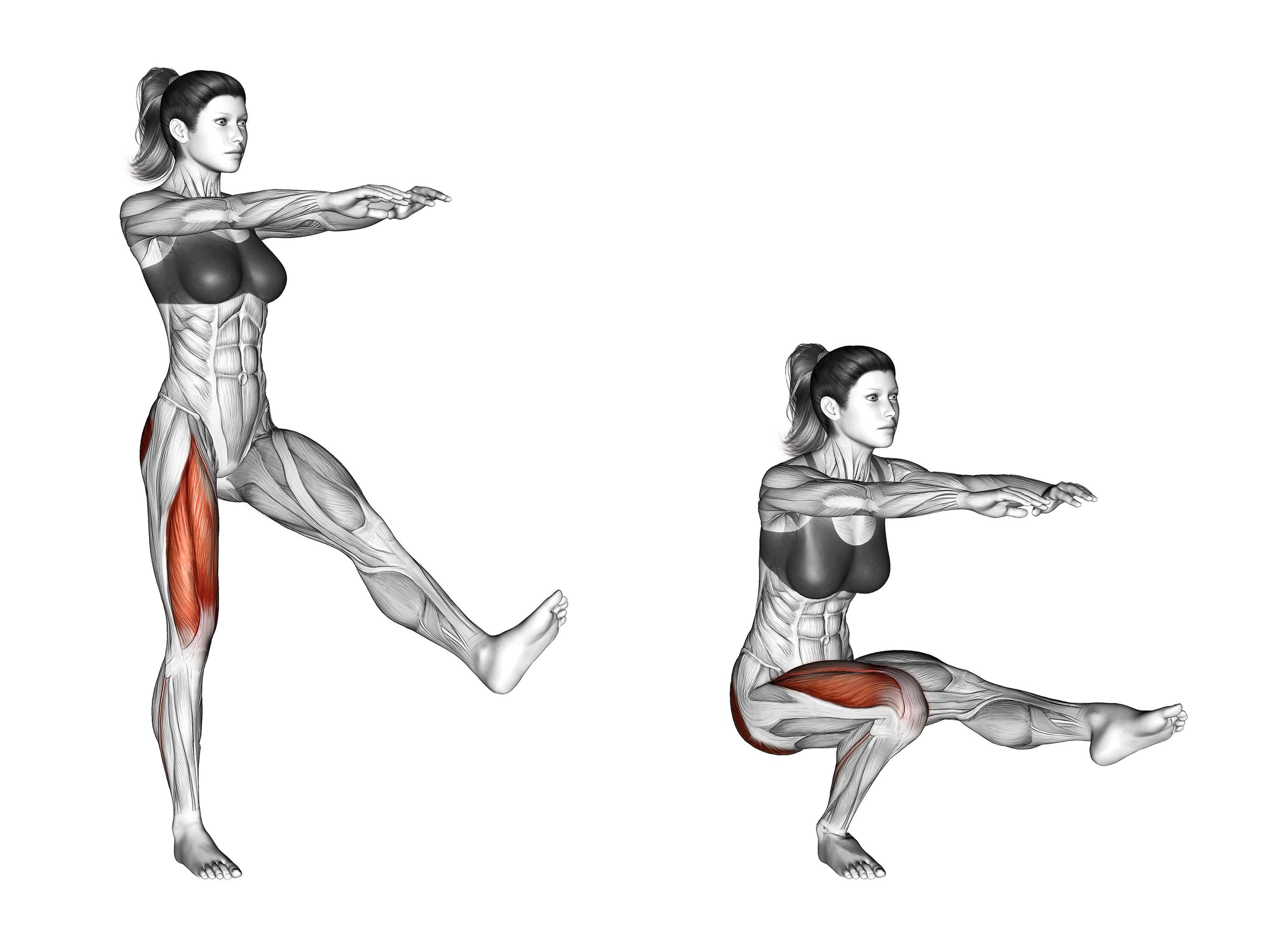 болгарские сплит приседания техника выполнения. присед на одной ноге. упражнение пистолетик какие мышцы. приседания с отягощением. приседания пистолетиком техника выполнения.