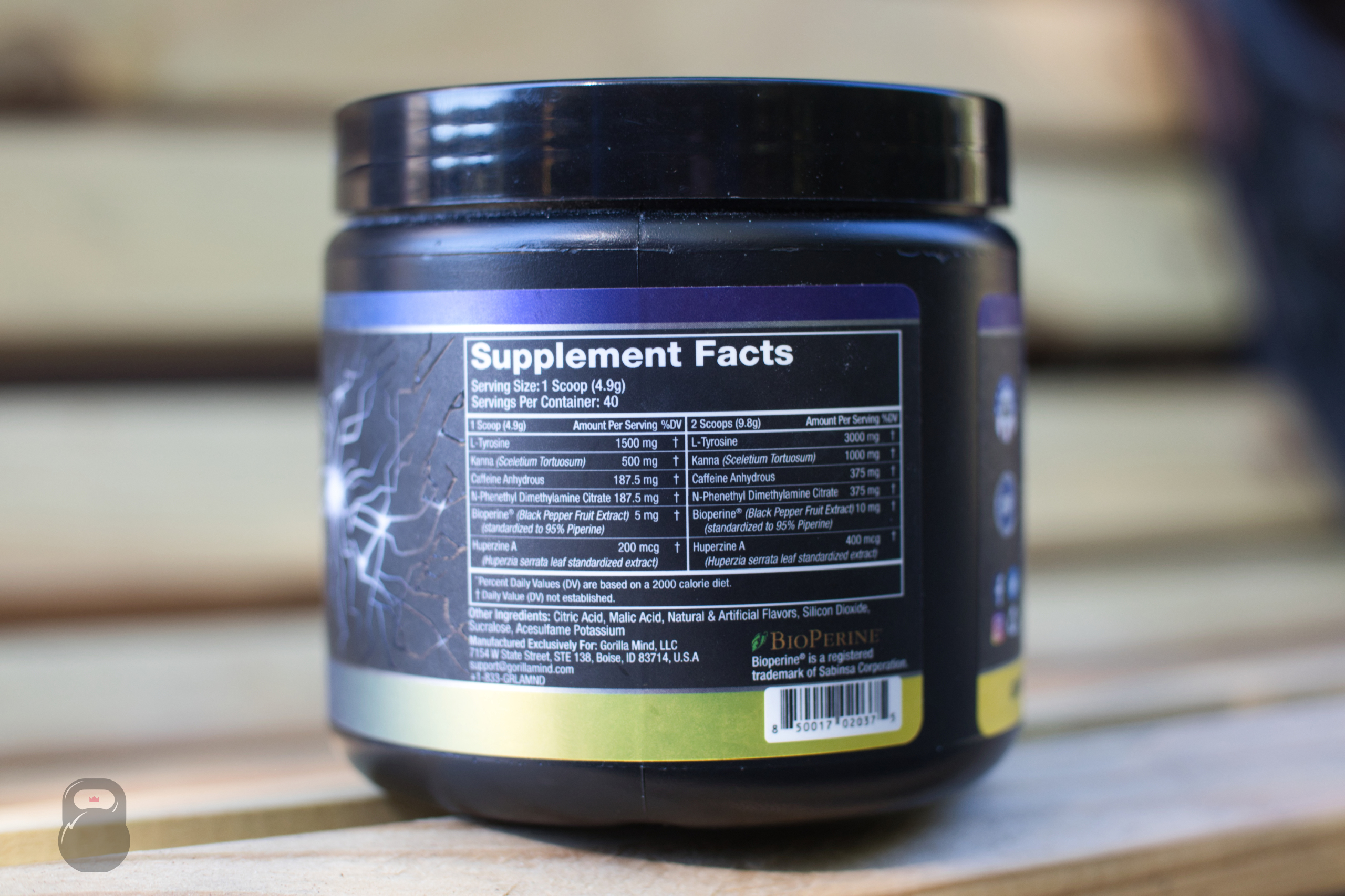 gorilla mode energy supplement facts