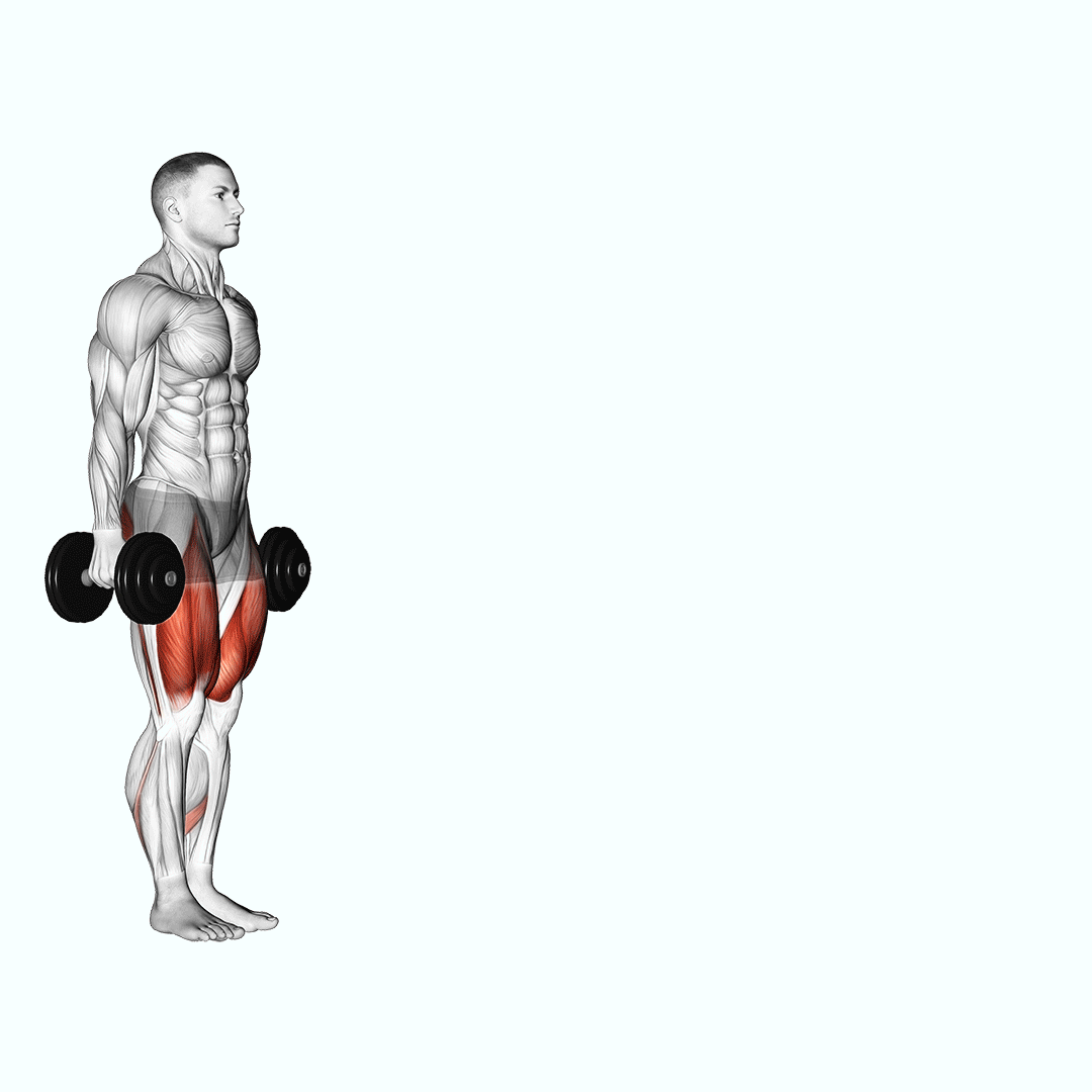 dumbbell lunge